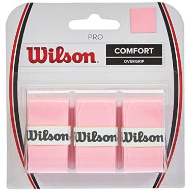 Imagem de Wilson Raquete de tênis Pro sobre aderência, rosa, pacote com 3