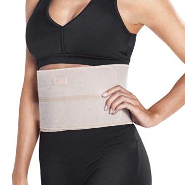 Imagem de Faixa Elástica Abdominal 2 Gomos Cinta Ortopédica Postura Kestal Kso101 (M)