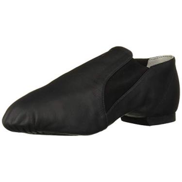 Imagem de Bloch Dance Bota feminina de couro com elastano e sola dividida elástica, Preto, 7.5 Narrow