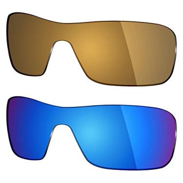 Imagem de 2 pares de lentes polarizadas de substituição da Mryok para óculos de sol Oakley Turbine Rotor – Opções