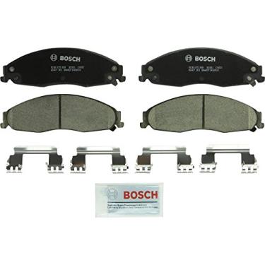 Imagem de BOSCH BC921 QuietCast Conjunto de pastilhas de freio a disco de cerâmica premium - compatível com Cadillac CTS, STS; Pontiac Grand Prix; FRONT