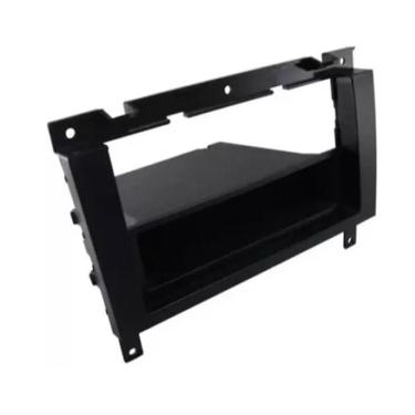 Imagem de Moldura Som Rádio 1 Din E Porta Objetos Gol G3 Preto