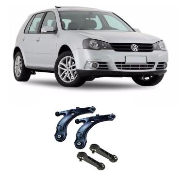 Imagem de Bandeja + Bieleta Vw Golf Dianteiro 2007 Até 2012 - Par