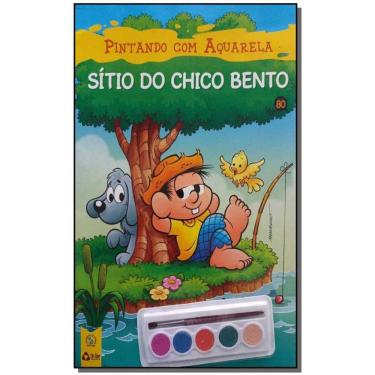 Imagem de Pintando Com Aquarela - Sitio Do Chico Bento