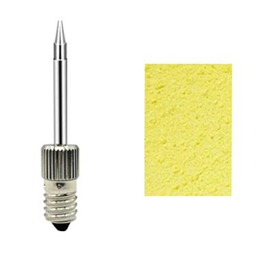 Imagem de LOVIVER de solda de solda fio de latão cabeça de solda usb de solda de latão para estação de solda e10, ponta B