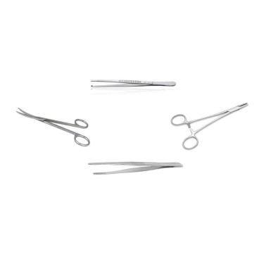 Imagem de Kit Para Sutura Em Aço Inoxidável - Para Estudante