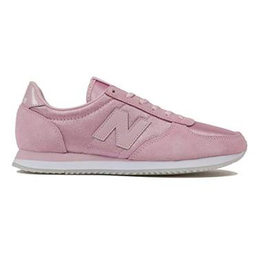 Imagem de New Balance Calçados Femininos WL220 Tênis Fashion, Rosa/Pedra Natural, 5.5