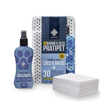 Imagem de Kit Passeio 30 Toalhas 20x30 + 01 Banho a Seco 200ml - Pratipet