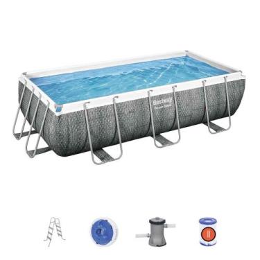 Imagem de Piscina Estrutural 6478 Litros Retangular Deluxe Escada Filtro 110V/22