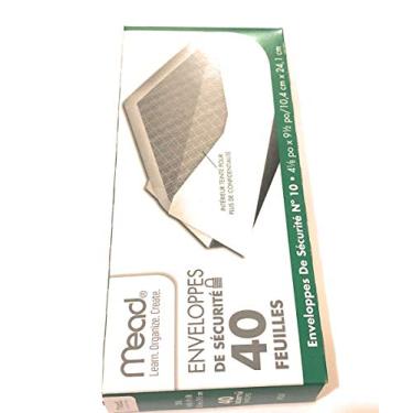 Imagem de Envelopes Mead #10, segurança, 4 1/8 pol. x 9 1/2 40/caixa