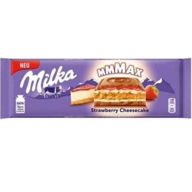 Imagem de Chocolate Milka Morango Cheesecake 300Gr - Chocolate E Morango - Milka