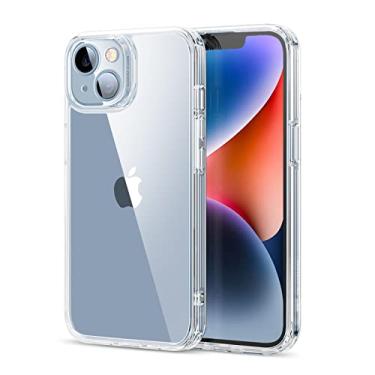 Imagem de Capa Capinha iPhone 14 Plus (6.7) Esr Ice Shield contra quedas, traseira de vidro temperado, resistente a arranhões, 100% Transparente