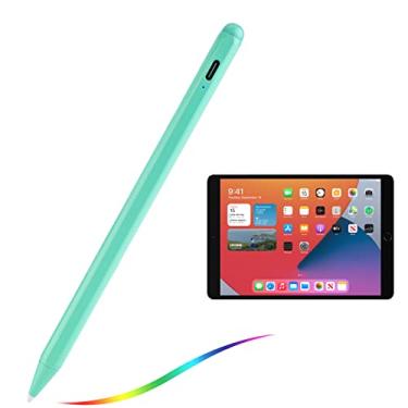 Imagem de Lápis Stylus 2020 iPad 8ª geração de 10,2 polegadas com rejeição de palma tipo C carga 1,5 mm substituível ponta fina 2ª caneta ativa compatível com Apple Pencil para iPad 10,2 polegadas 8ª geração, verde