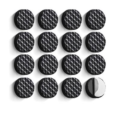 Imagem de Atlas - Protetor de Espuma de EVA Redondo com Adesivo com Fita Dupla-face, Tamanho D2cm, Cartela com 16 Peças