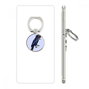 Imagem de Suporte de anel de telefone para papagaio azul profundo, suporte ajustável