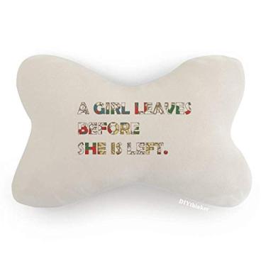 Imagem de DIYthinker Almofada de almofada para decoração de pescoço com acabamento de carro citação sobre meninas