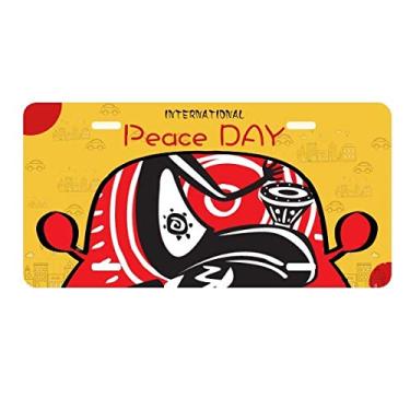 Imagem de DIYthinker Pandeiro Mexicano Dance Celebrate Mexico Placa Placa de Carro Decoração Dia da Paz