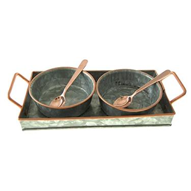Imagem de Conjunto 2 Bowls Pequenos em Metal Craw BEI0140