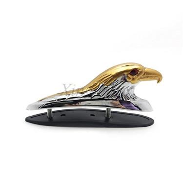 Imagem de NBX- Cabeça de águia cromada com olhos vermelhos