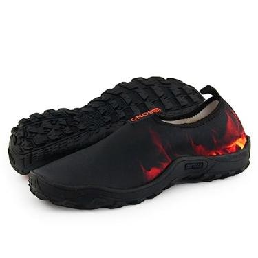 Imagem de Bono Sapatilha Náutica Neoprene Tênis Híbrido Praia Cachoeira Água - Adulto Unissex Vermelho Tamanho 33/34 a 43/44 - Esportivo Outdoor
