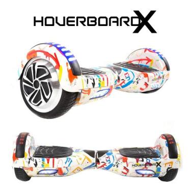 Imagem de Hoverboard Skate Elétrico 6,5 Polegadas Scooter Led Grafite - Hoverboa