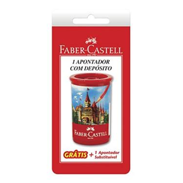 Imagem de Apontador Substituível com Deposito, Faber-Castell, SM/123PLZF, Multicor