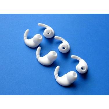 Imagem de 6 peças (W-NSTB) Estabilizadores laterais esquerda e direita Adaptadores de aletas de asa compatível com Sennheiser (M2 IE) Momentum I e G, HD1, HD1 Free e IE, CX, CXC, CXL, OCX, Série MM em fones de ouvido