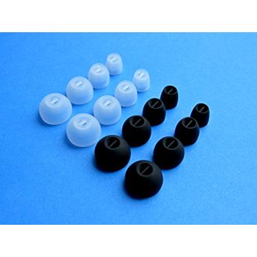 Imagem de 16 peças - XS/S/M/L (NSEN-CL:B) Fone de ouvido de substituição com isolamento de ruído confortável compatível com fones de ouvido Sennheiser CX Sport, CX 3.00, CX 5.00, CX 6.00BT, CX 7.00BT intra-auriculares