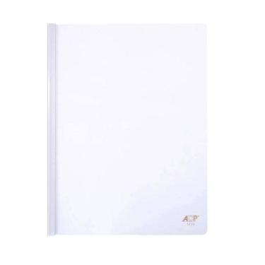 Imagem de Pasta Plástica Com Canaleta Acp Cristal Com 10 Unidades