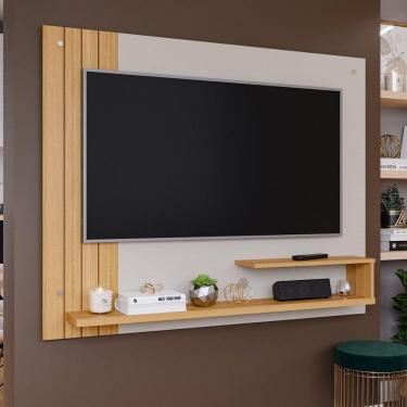 Imagem de Painel para TV até 50 Polegadas Dunas Permobili Off White/Marrom