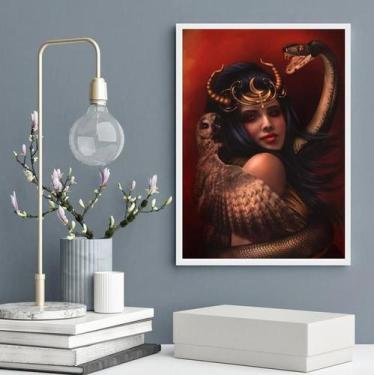 Imagem de Quadro Decorativo Arquétipo Lilith 45X34cm - Com Vidro - Quadros On-Li