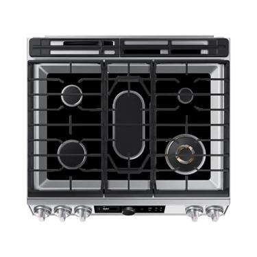 Imagem de FireFly Home Protetor superior de fogão para fogão a gás Samsung, ajuste personalizado, ultrafino, reutilizável, protetor contra respingos - NX60BB871112AA