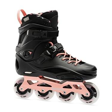 Imagem de Rollerblade RB Pro X Patins femininos Urban Inline, preto e ouro rosa