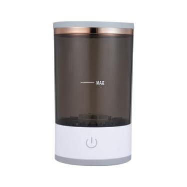 Imagem de SZITW Máquina elétrica de limpeza de escova de maquiagem, dispositivo automático de limpeza de escova cosmética para todos os tamanhos de conjunto de pincéis de maquiagem de beleza