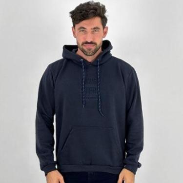 Imagem de Blusa Gangster Canguru de Moletom com Capuz Masculina-Masculino