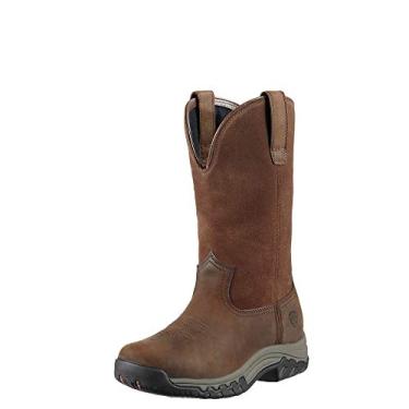 Imagem de ARIAT Bota feminina à prova d'água Terrain Pull on, Marrom envelhecido, 40