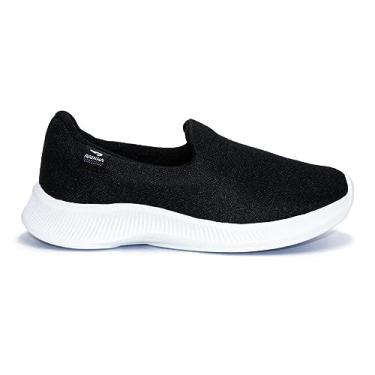 Imagem de Tênis Rainha Slip On Feminino Dream Iii Casual Preto/branco Ra02450001 35