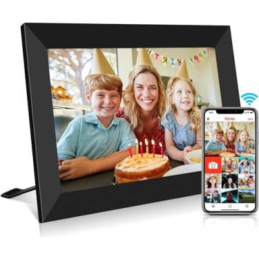 Imagem de FRAMEO Digital Picture Frame WiFi 10 inch with IPS HD Touch Screen Auto-Rotate 16GB Storage Smart Cloud Photo Frame Easy Setup to Share Photos or Videos via Free App at Anytime and AnywhereL8