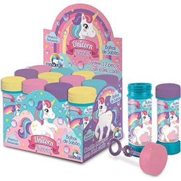 Imagem de Bolha de Sabão Unicorn Caixa com 12 Brasilflex