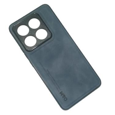 Imagem de Kepuch Silklike Capa para Xiaomi 14T Pro - Case Placa de Metal Embutida para Xiaomi 14T Pro - Azul