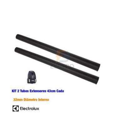 Imagem de Kit com 2 Tubos Extensor para Aspirador de Pó Electrolux Berry - Comer