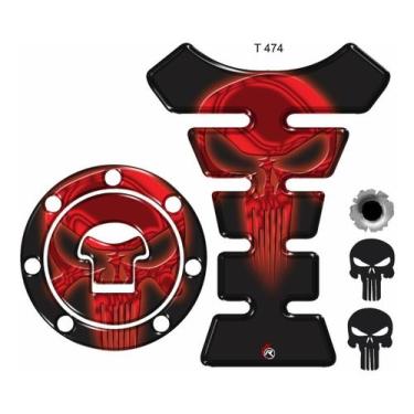 Imagem de Adesivo Protetor De Tanque E Bocal Cbr 600f E Hornet Punish - Resitank