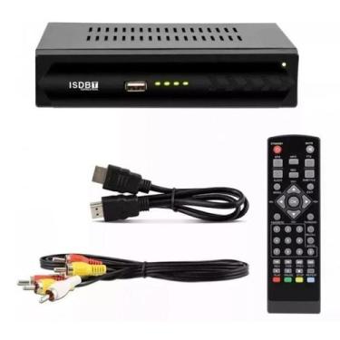 Imagem de Conversor Tv Sinal Digital Isdb-t Set Top Box Full Hd Hdmi - SetTOP