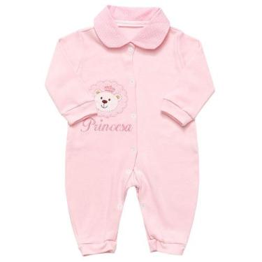 Imagem de Macacão Manga Longa Menina Aconchego Ursa Princesa - Amora Baby Enxova
