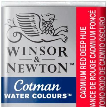 Imagem de Aquarela Winsor & Newton Cotman Pastilha 098 Cadmiun Red Deep Hue - WI