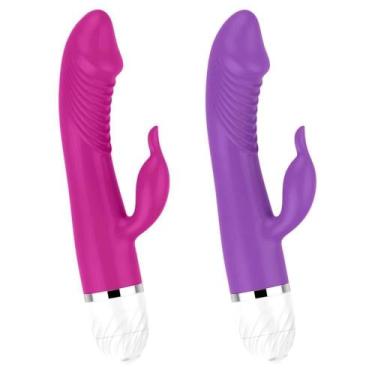 Imagem de Vibrador female multivelocidades com estimulador de clitóris - general