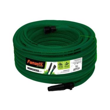 Imagem de Mangueira Trançada Verde Famastil com Kit - 30m