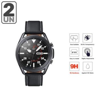 Imagem de Kit 2x Películas protetoras de vidro para Galaxy Watch 3 45mm - Estilo