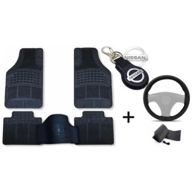 Imagem de Kit Tapete Nissan Juke 2011-2023 + Capa de Volante + Chaveiro - Iron T