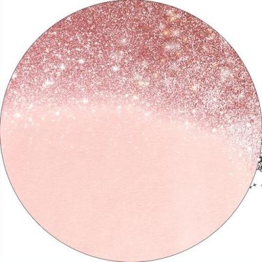 Imagem de Painel De Festa Redondo 1,50x1,50 - Efeito Glitter Rose Gold 058 - Via